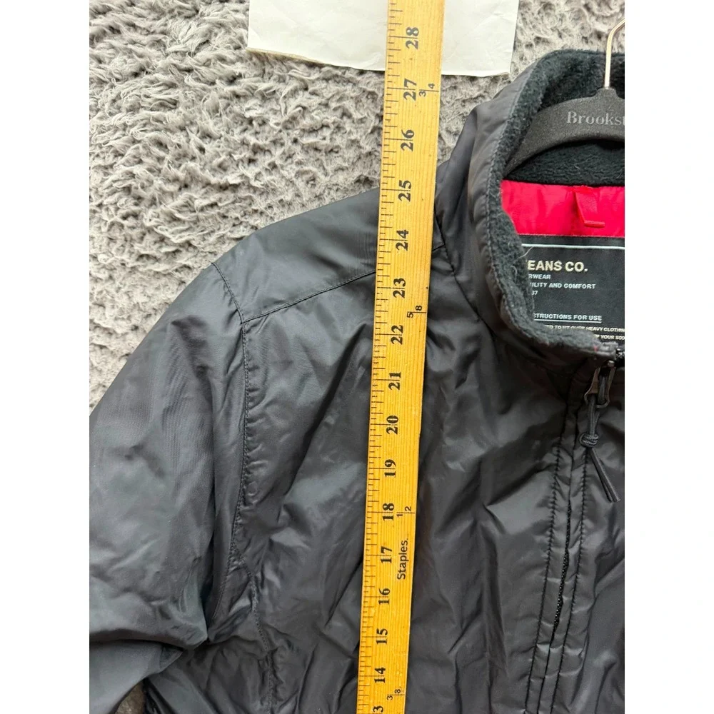 Vintage RL Polo Jeans Co. Fleece Full-Zip Quilted Jacket Black Mens Size M